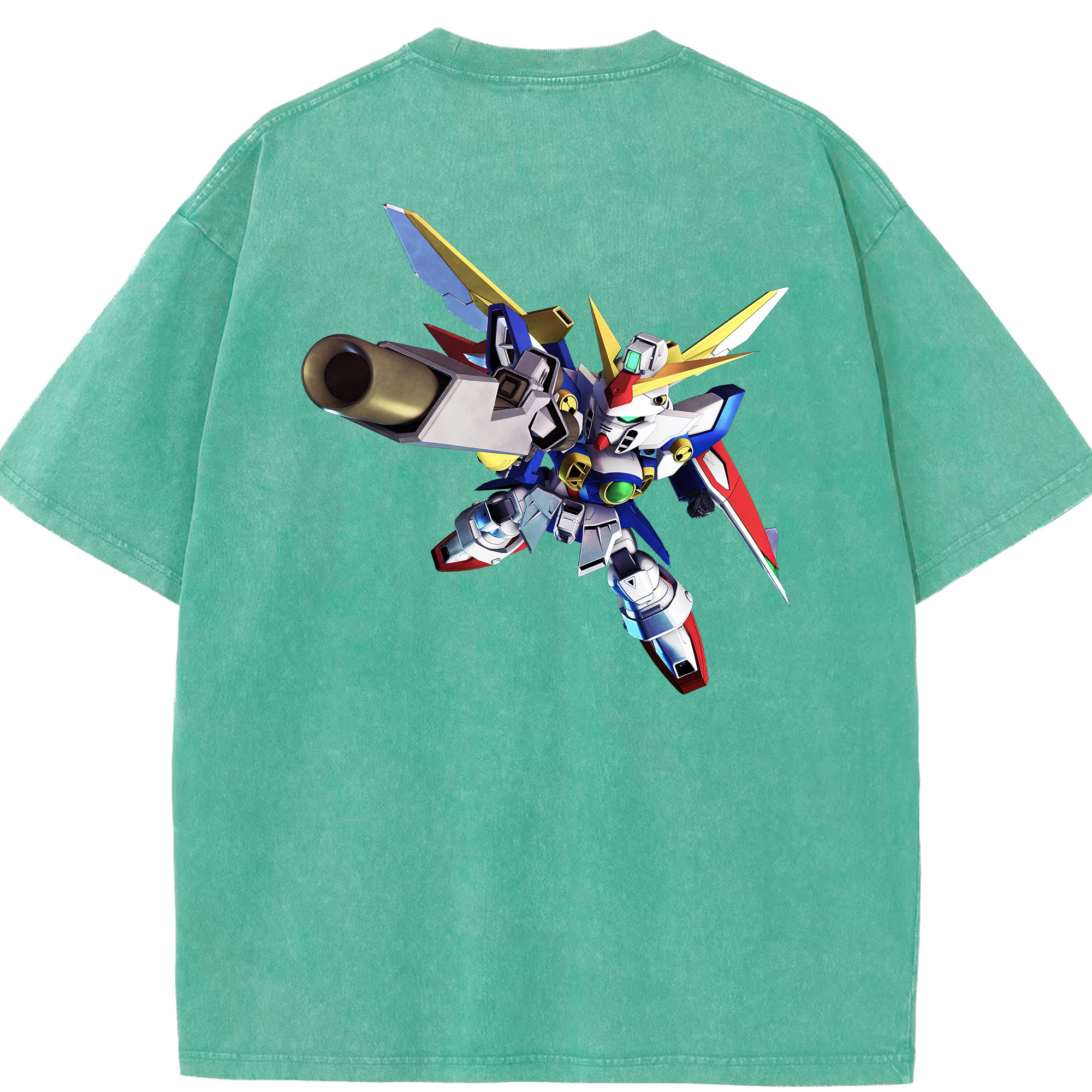 （画像用） 機動戦士ガンダム Mobile Suit Gundam 綿100% ヴィンテージ風 半袖Tシャツ（背面プリント）